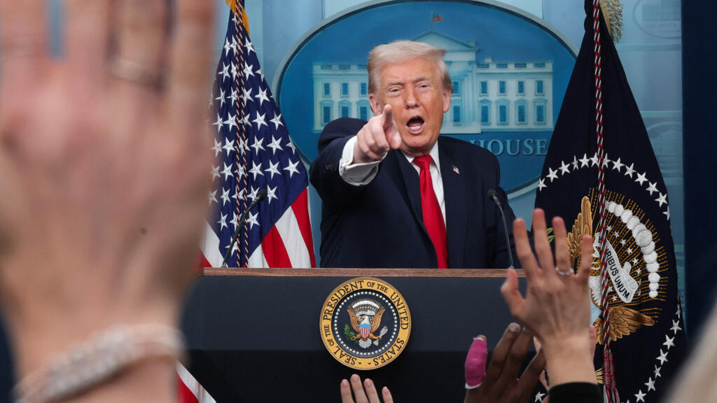 Trump informó sobre la guerra en Irán.