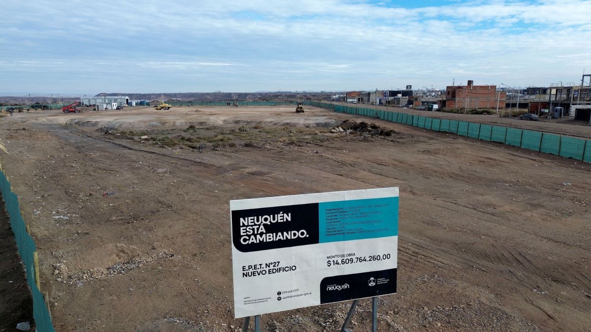 Neuquén: comienzan obras del nuevo edificio de la EPET N° 27