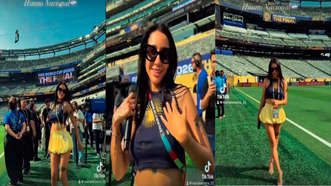 María Becerra cantará el Himno argentino en la final del Mundial 2026