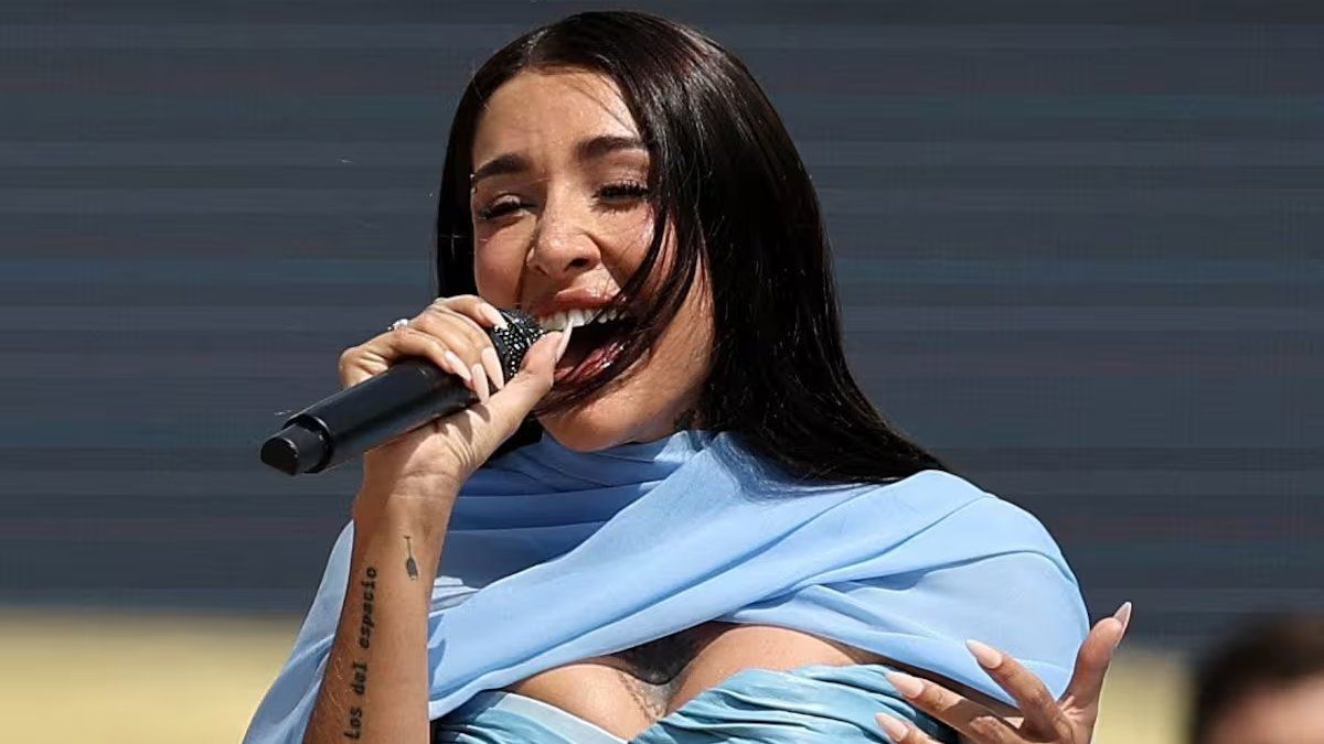 María Becerra reapareció tras cantar en la final del Mundial