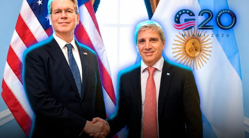 Luis Caputo presenta plan económico de Milei ante el G20