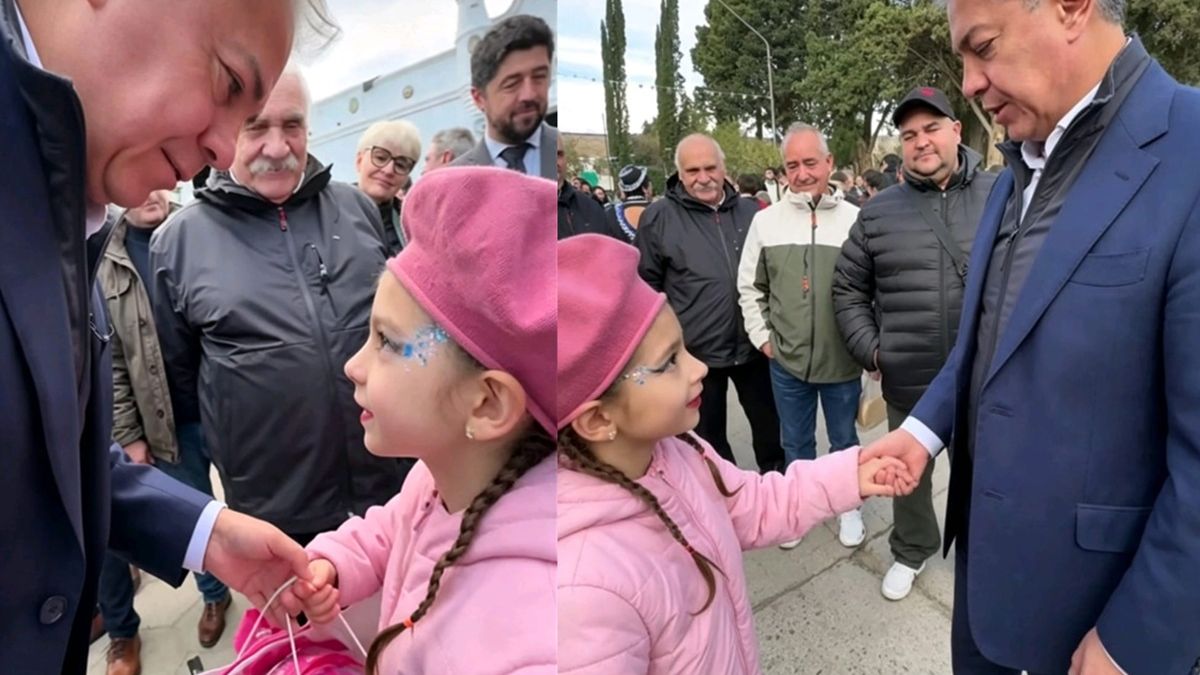 Rolando Figueroa cumplió el sueño de una nena en Chos Malal