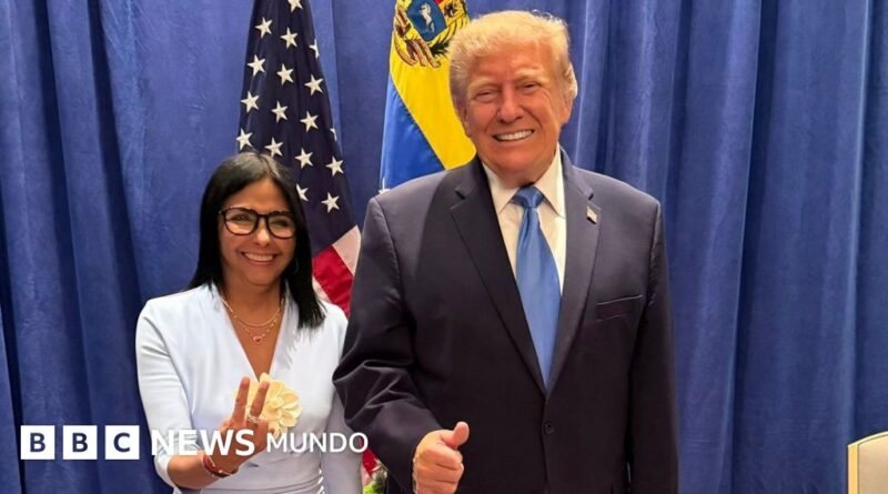 Trump y Delcy Rodríguez se reúnen en Nueva York en medio de crisis venezolana