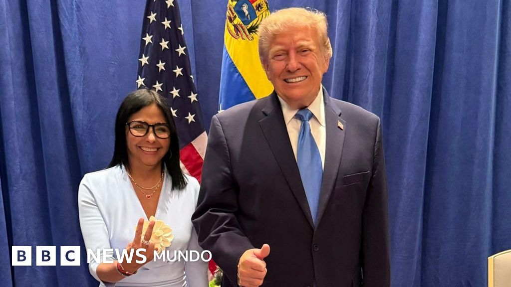 Trump y Delcy Rodríguez se reúnen en Nueva York en medio de crisis venezolana
