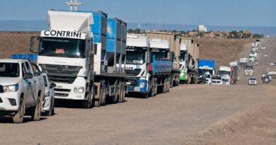 Transporte de arenas para Vaca Muerta presiona rutas neuquinas