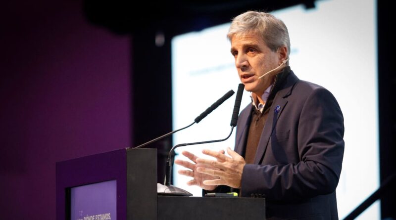Caputo anticipa reforma tributaria y nuevo acuerdo con provincias