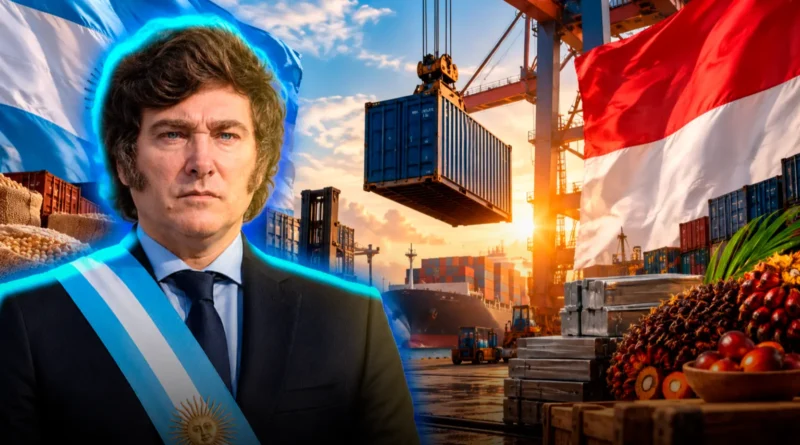 Exportaciones argentinas a Indonesia crecen 48,1% interanual
