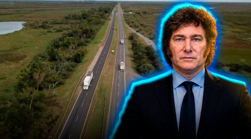 Milei recupera 360 km de rutas del Mercosur sin subsidios