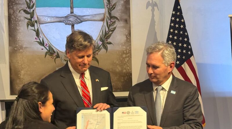 Estados Unidos y Argentina lanzan Corredor Andes-Atlántico por 7.000 millones