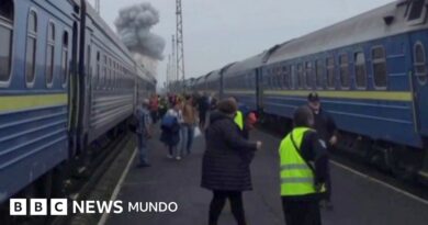 Rusia ataca tren ucraniano con funcionarios europeos en la estación