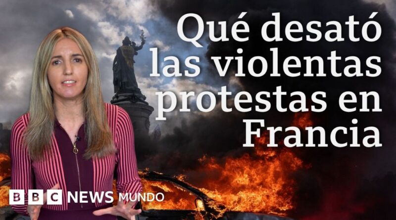 Francia enfrenta protestas masivas con toques de queda en ciudades