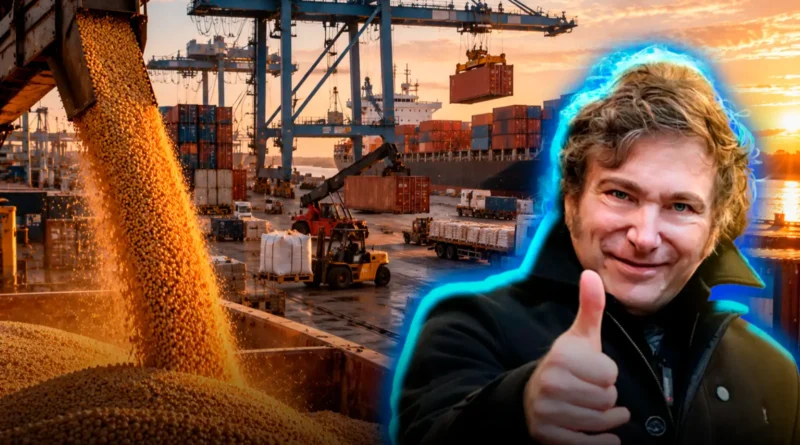 Exportaciones argentinas superan USD 10.000 millones mensuales