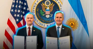Gobierno de Milei firma protocolo comercial con Estados Unidos