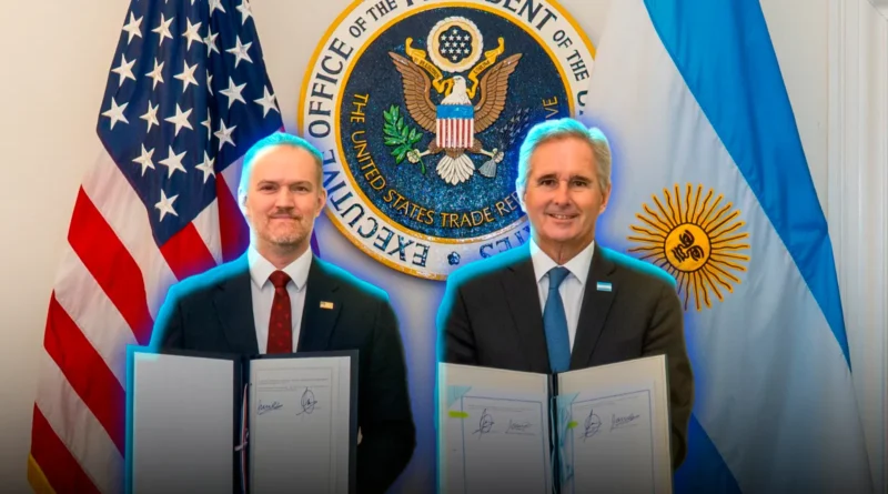 Gobierno de Milei firma protocolo comercial con Estados Unidos